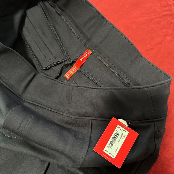 SPANX supersmooth™ PerfectFit Ponte Flare Pant XL Petite Navy NWT - Picture 3 of 5